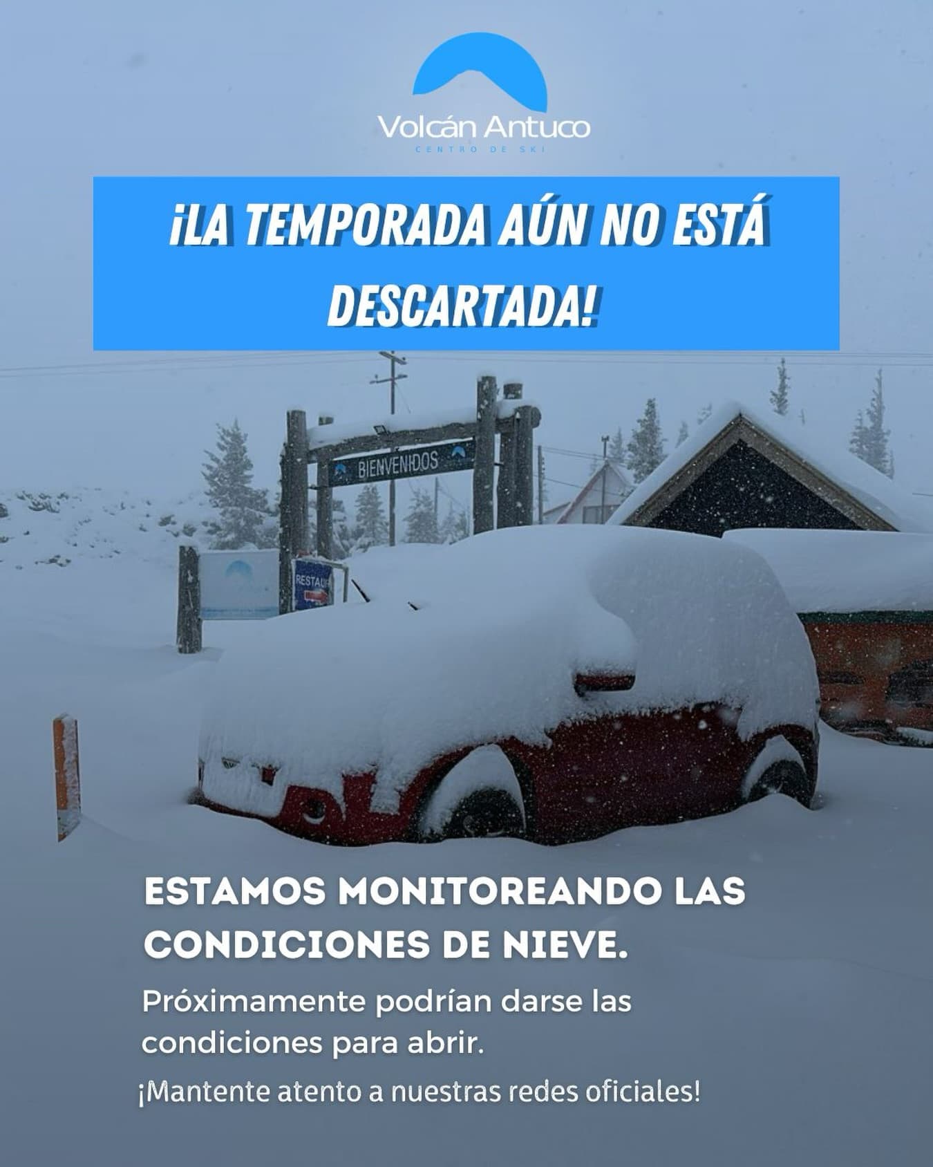 Ski Antuco Aclara Rumores: Apertura de Temporada 2026 Depende de Condiciones de Nieve
