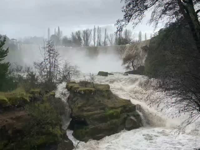 Salto del Laja registra aumento de caudal: recomendaciones para visitantes