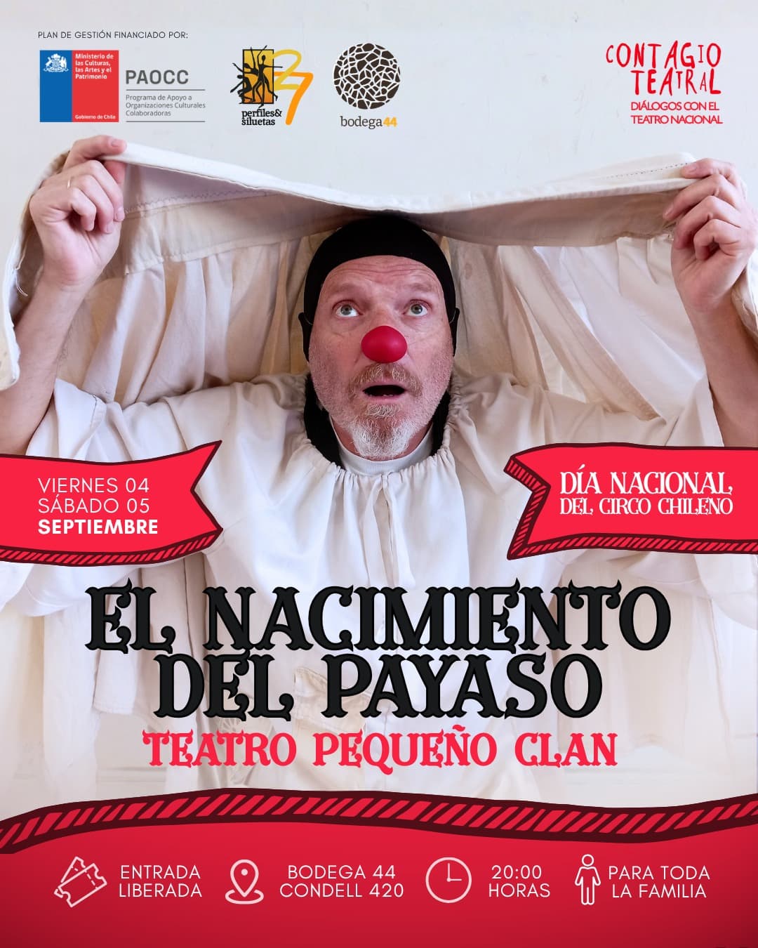 El Nacimiento del Payaso: Teatro Pequeño Clan celebra el Día Nacional del Circo en Los Ángeles