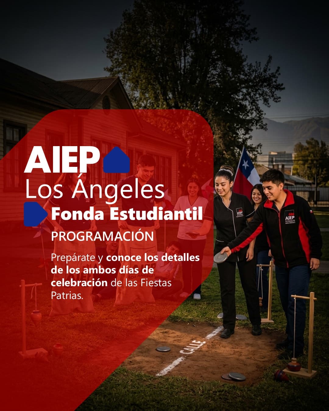 AIEP Los Ángeles celebra Fiestas Patrias con cueca, juegos típicos y actividades tradicionales