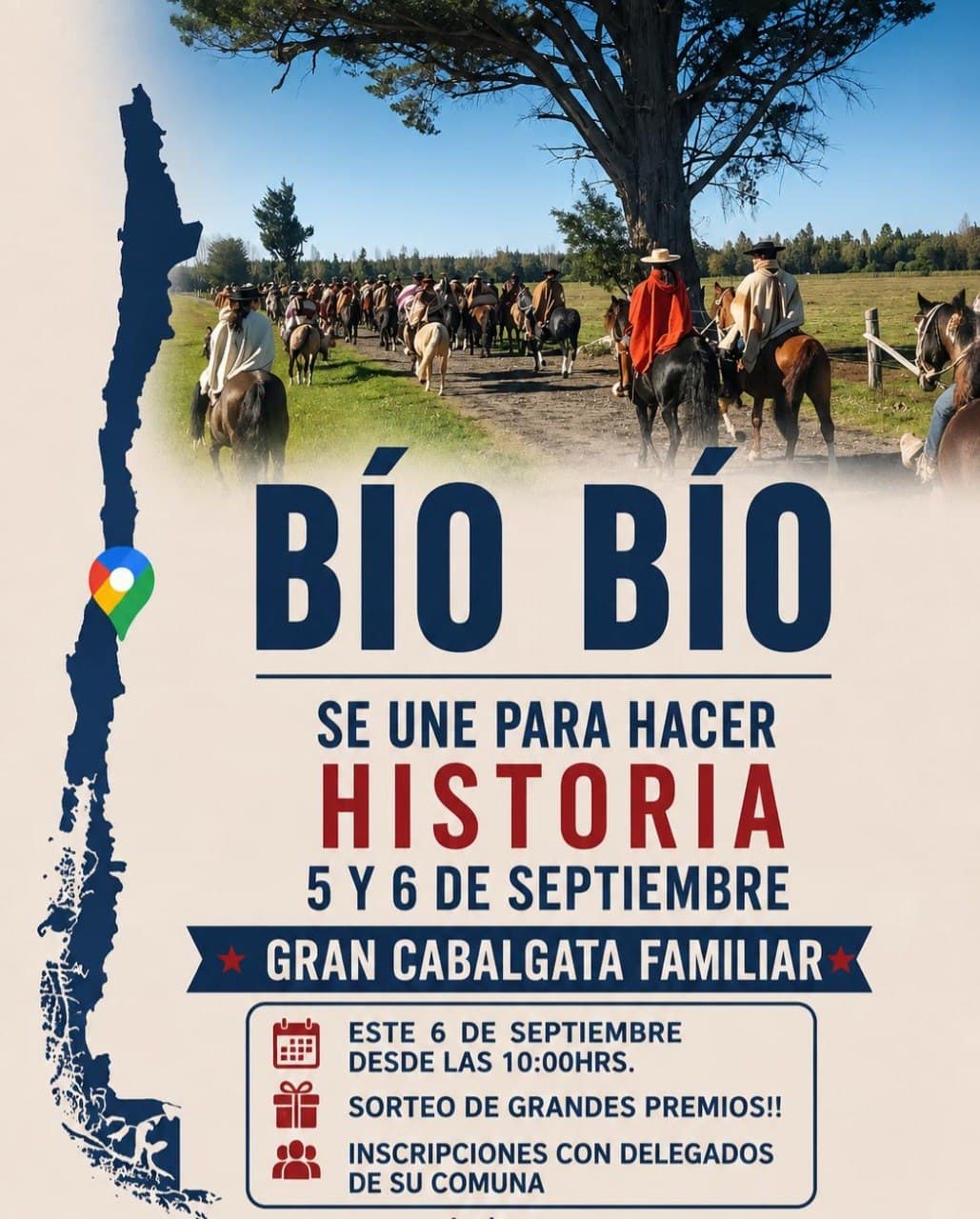 La Fiesta Huasa del Bío Bío 2026 en Cabrero: Gran Cabalgata Familiar