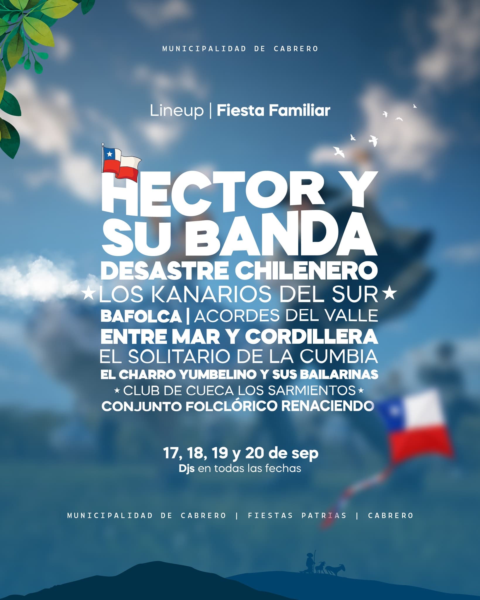 Fiesta Familiar 2026 en Cabrero: 4 días de música, folclor y tradición