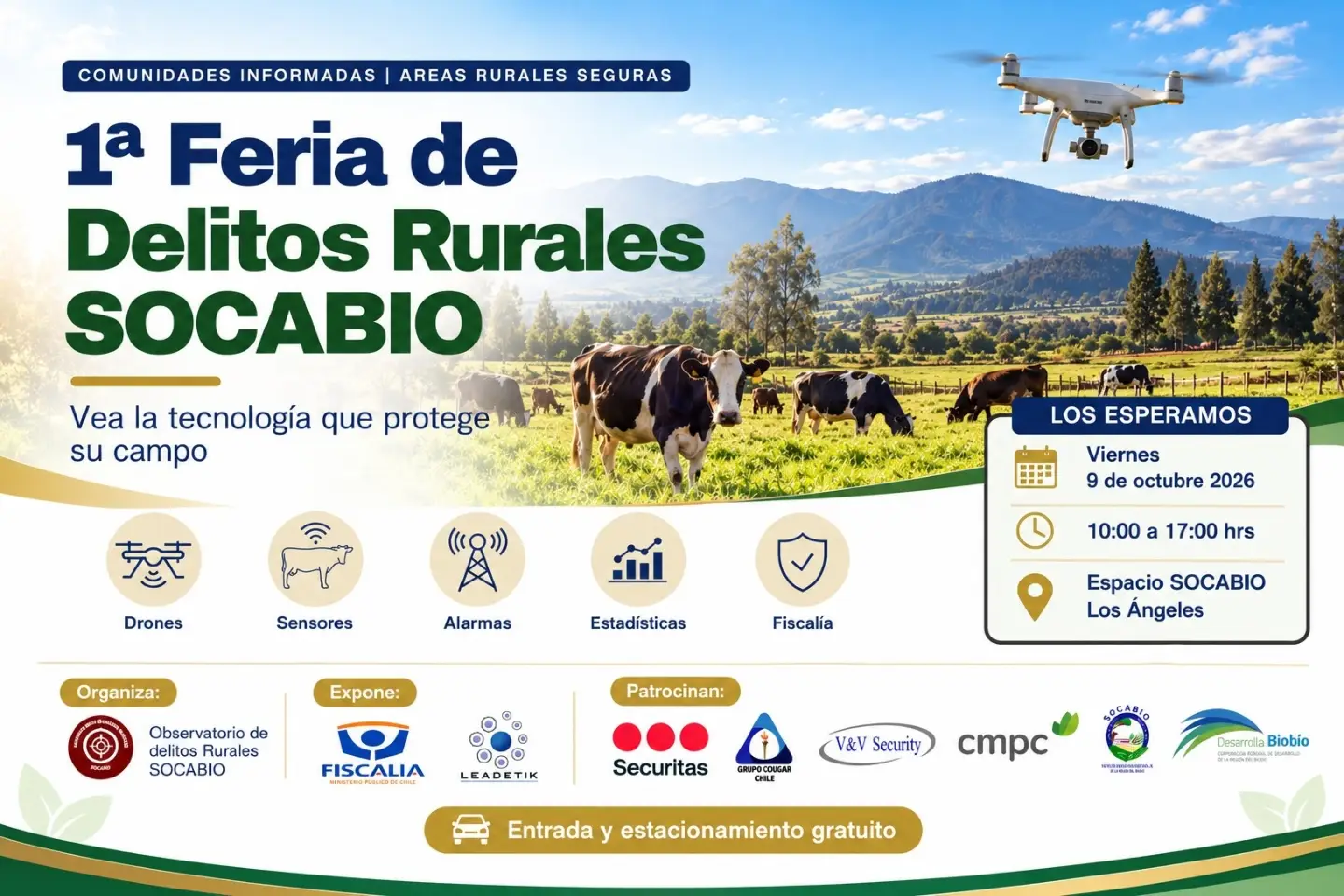 1ª Feria de Delitos Rurales SOCABIO: tecnología para la seguridad del campo