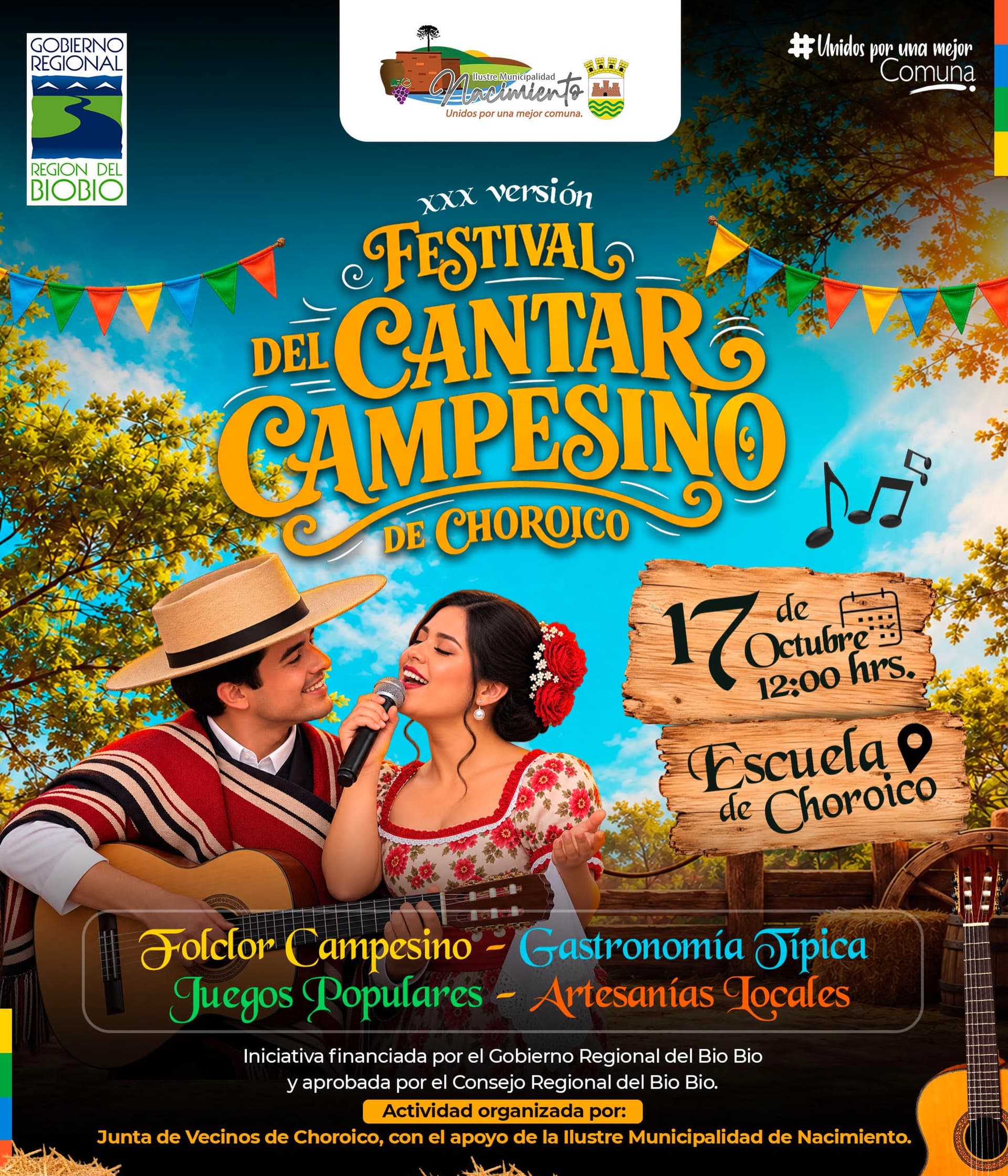XXX Festival del Cantar Campesino de Choroico celebra la identidad rural