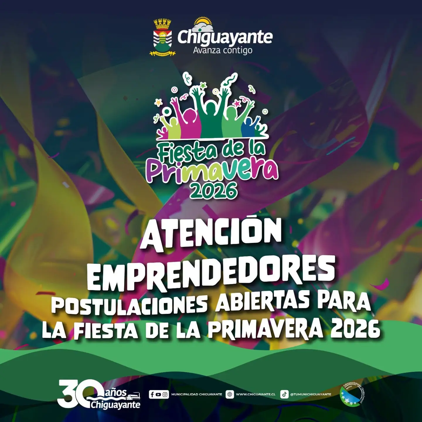 Postulaciones Abiertas para Emprendedores en la Fiesta de la Primavera 2026 de Chiguayante