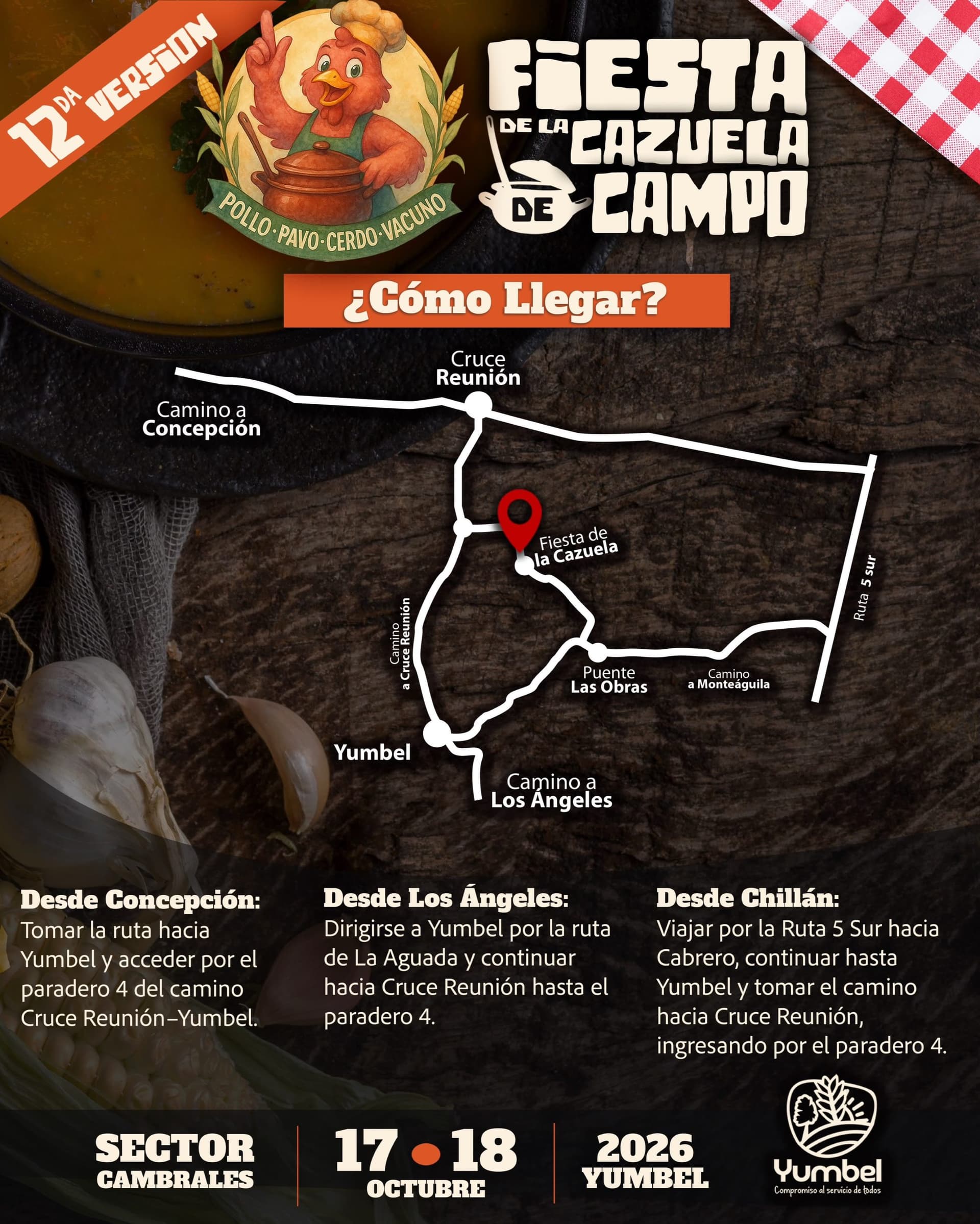 Fiesta Costumbrista de Yumbel 2026: Tradiciones Campesinas en Sector Cambrales
