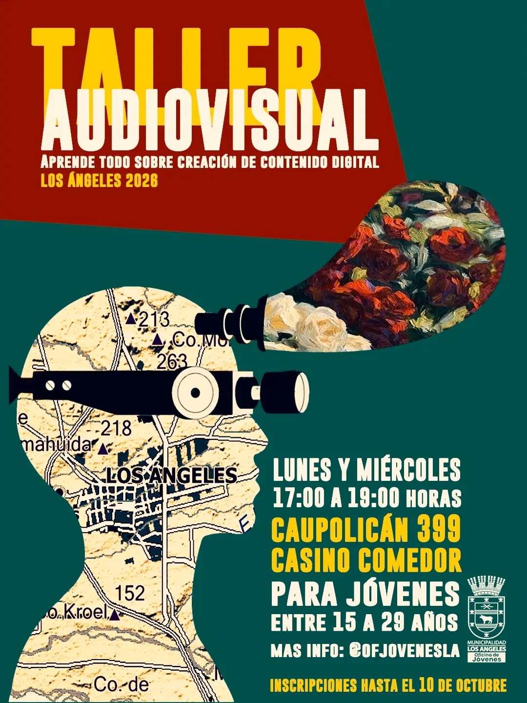Taller Audiovisual gratuito para jóvenes en Los Ángeles: inscripciones abiertas hasta el 10 de octubre