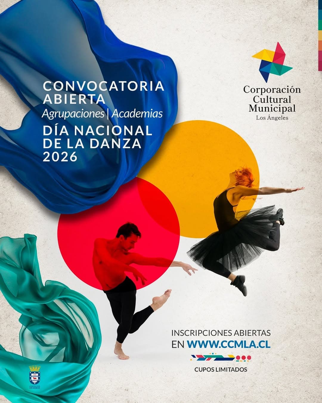 Día Nacional de la Danza 2026 en el Teatro Municipal de Los Ángeles