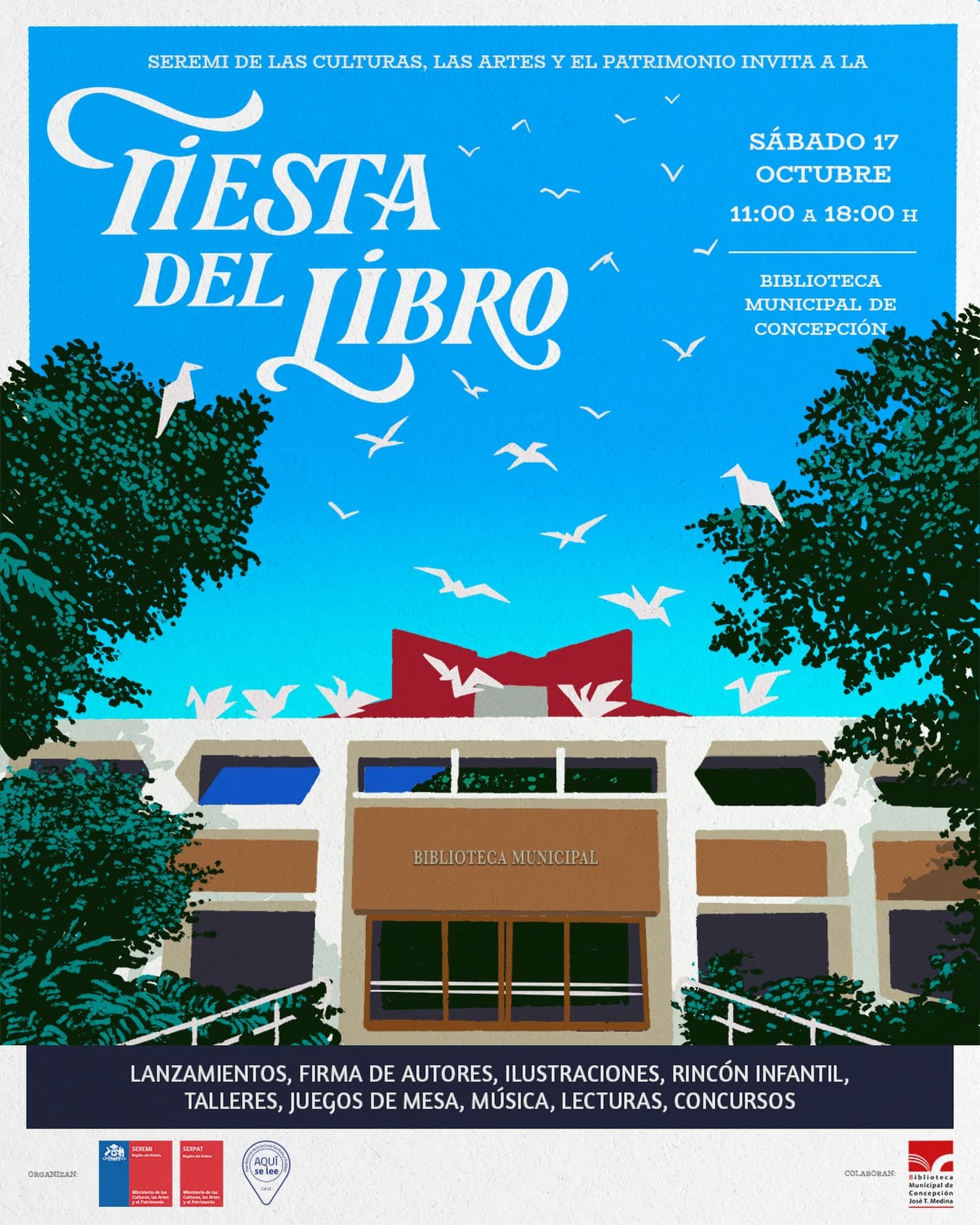 Fiesta del Libro en la Biblioteca Municipal de Concepción