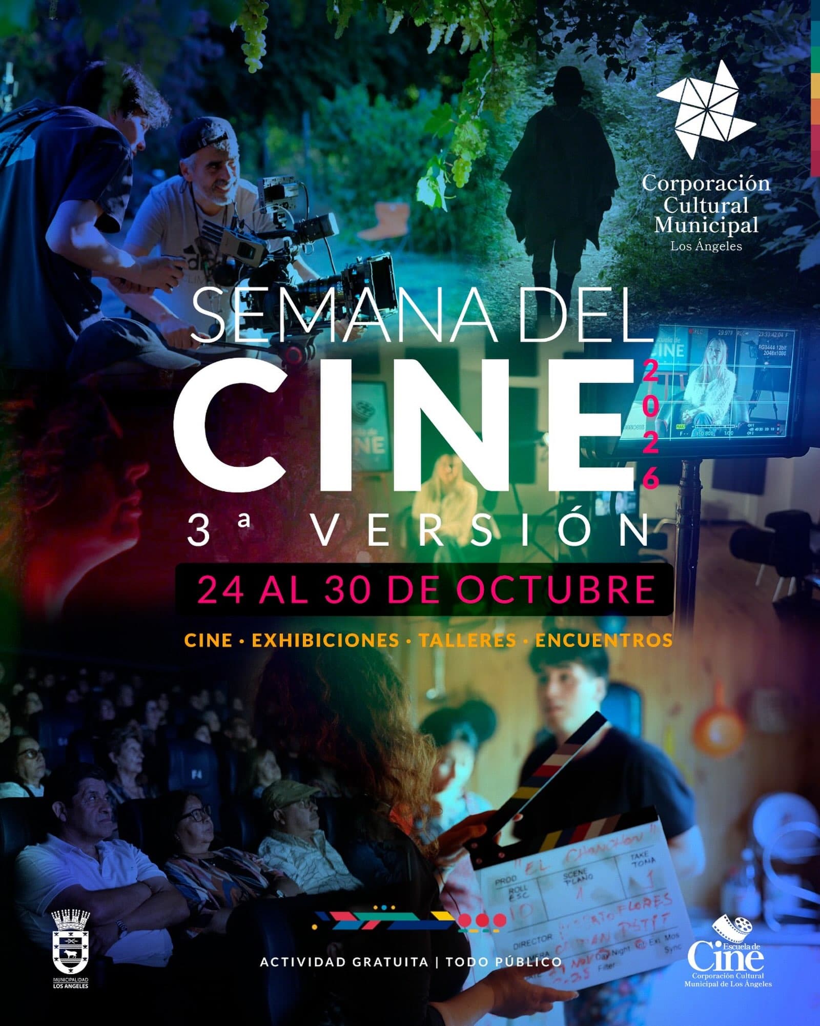 Semana del Cine 2026 en Los Ángeles: festival gratuito con exhibiciones, talleres y encuentros