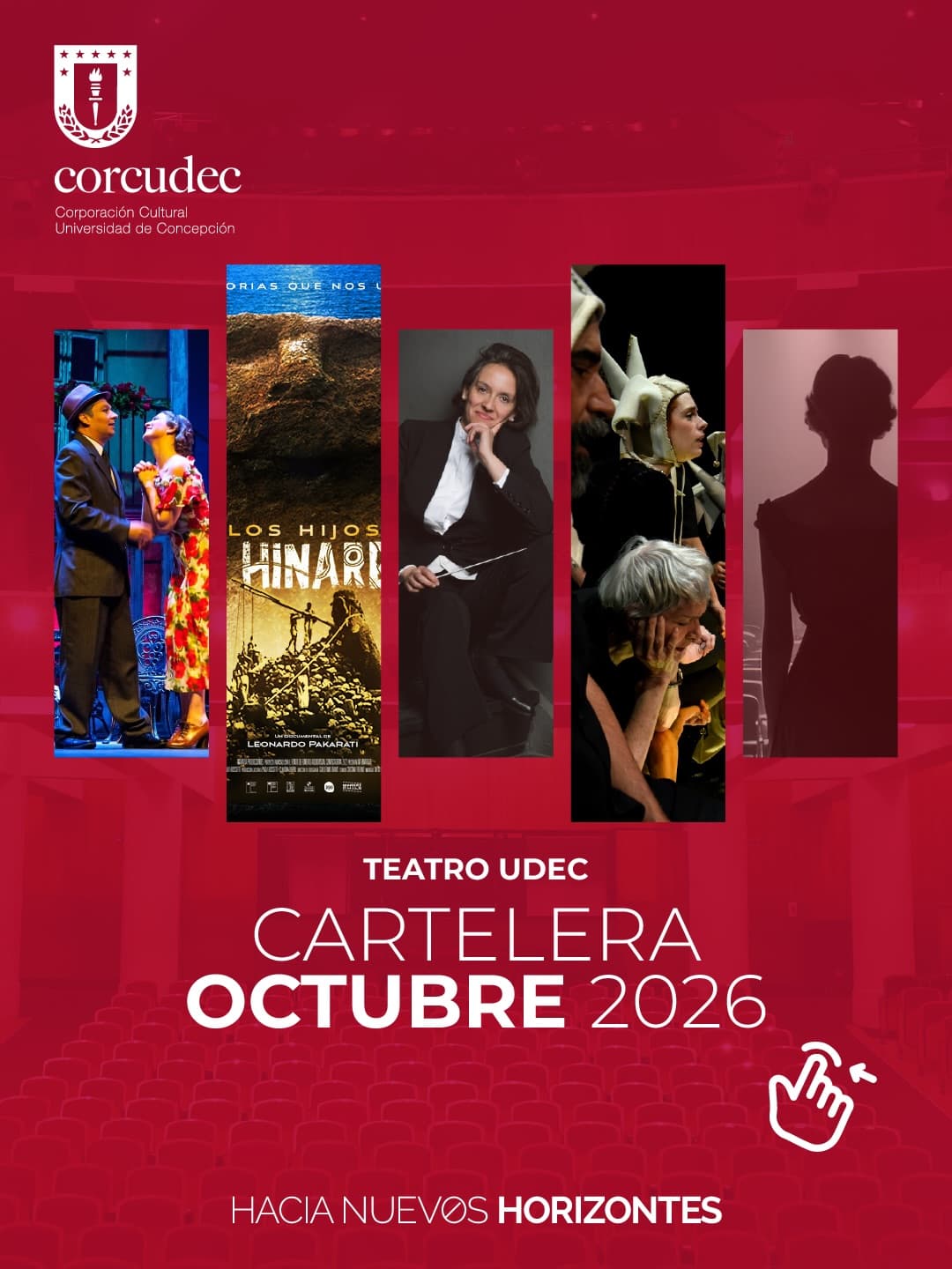 Teatro UdeC presenta su cartelera cultural de octubre 2026