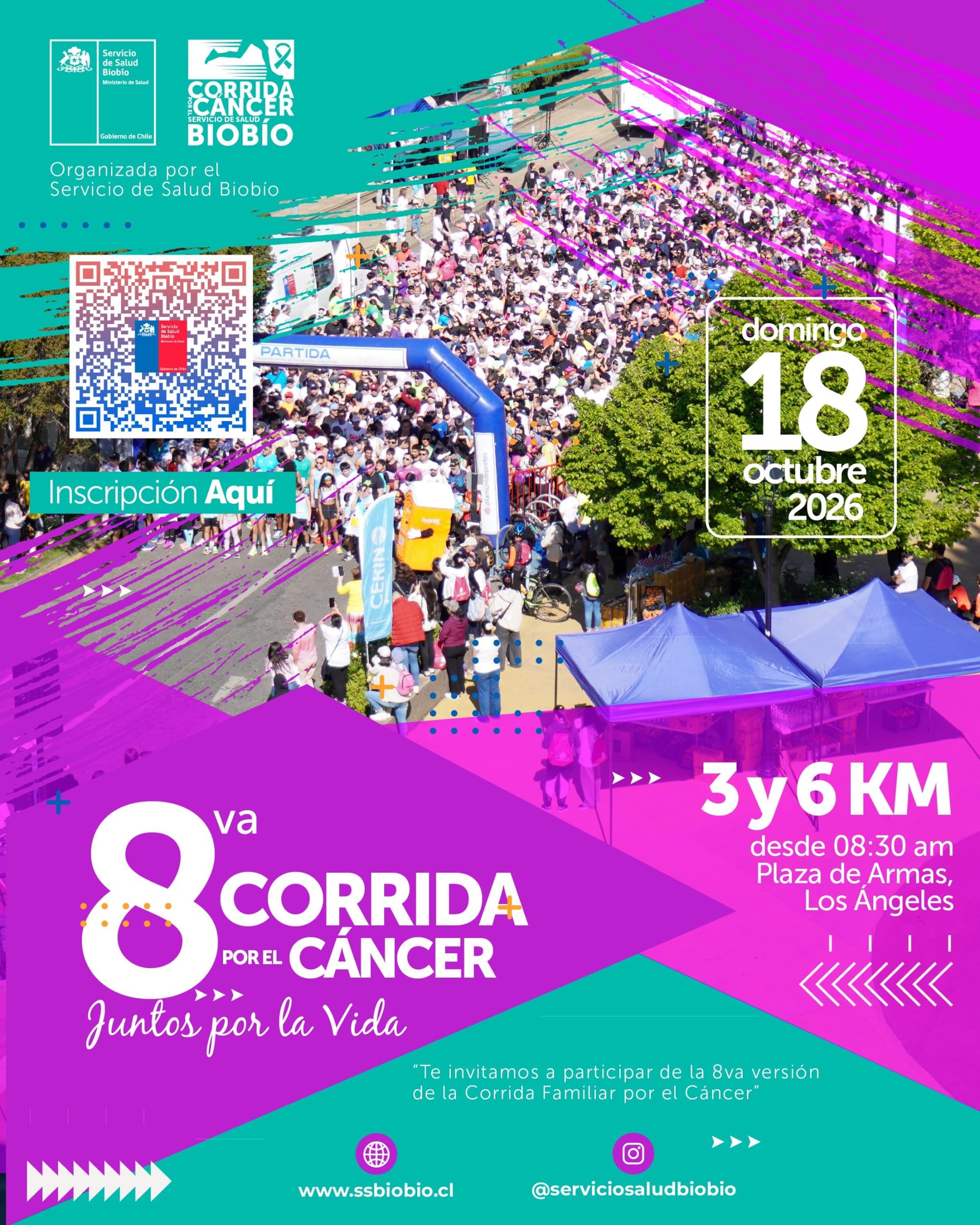 8va Corrida por el Cáncer «Juntos por la Vida» en Los Ángeles
