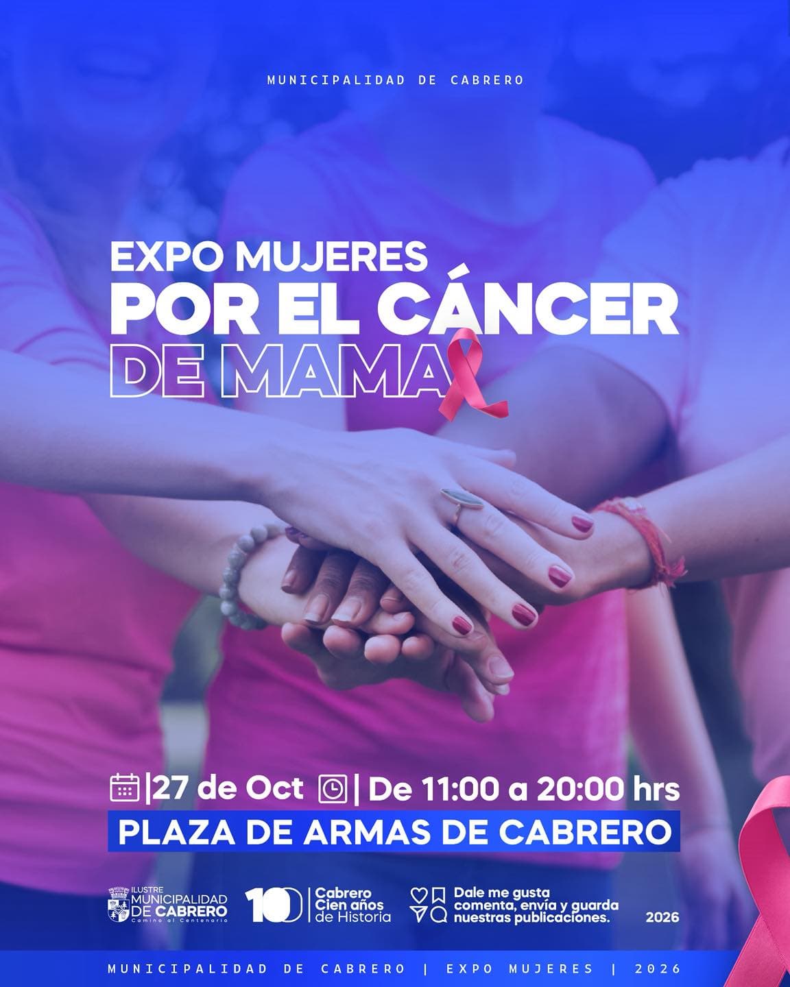 Expo Mujeres por el Cáncer de Mama 2026 en Cabrero