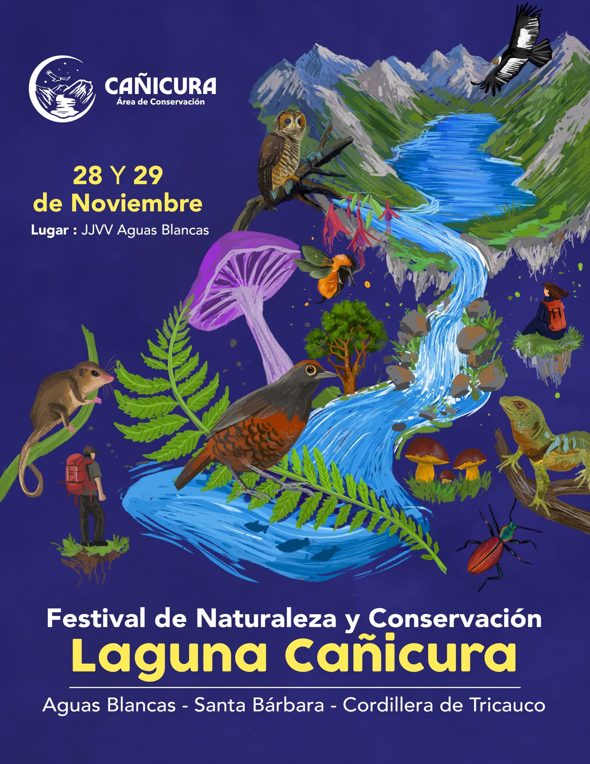 1° Festival de Naturaleza y Conservación Laguna Cañicura en Santa Bárbara