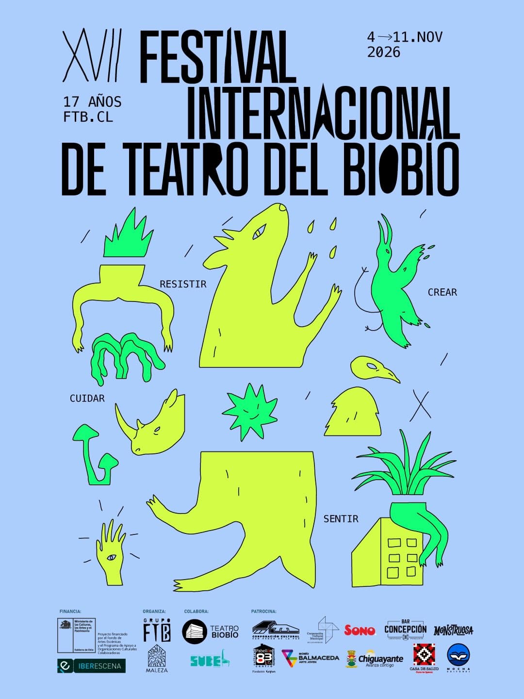 Festival Internacional de Teatro del Biobío 2026 presenta 7 obras de Chile, Argentina, Cataluña y Portugal