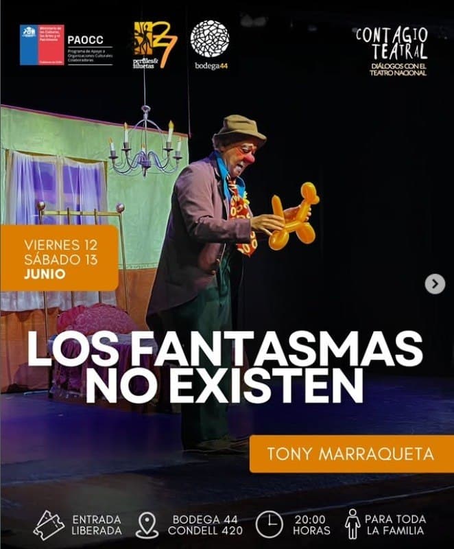 «Los Fantasmas No Existen»: Espectáculo Familiar con Tony Marraqueta en Bodega 44