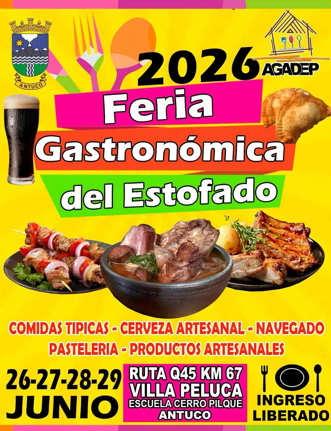 Feria Gastronómica del Estofado 2026 en Antuco: El Panorama Costumbrista del Invierno