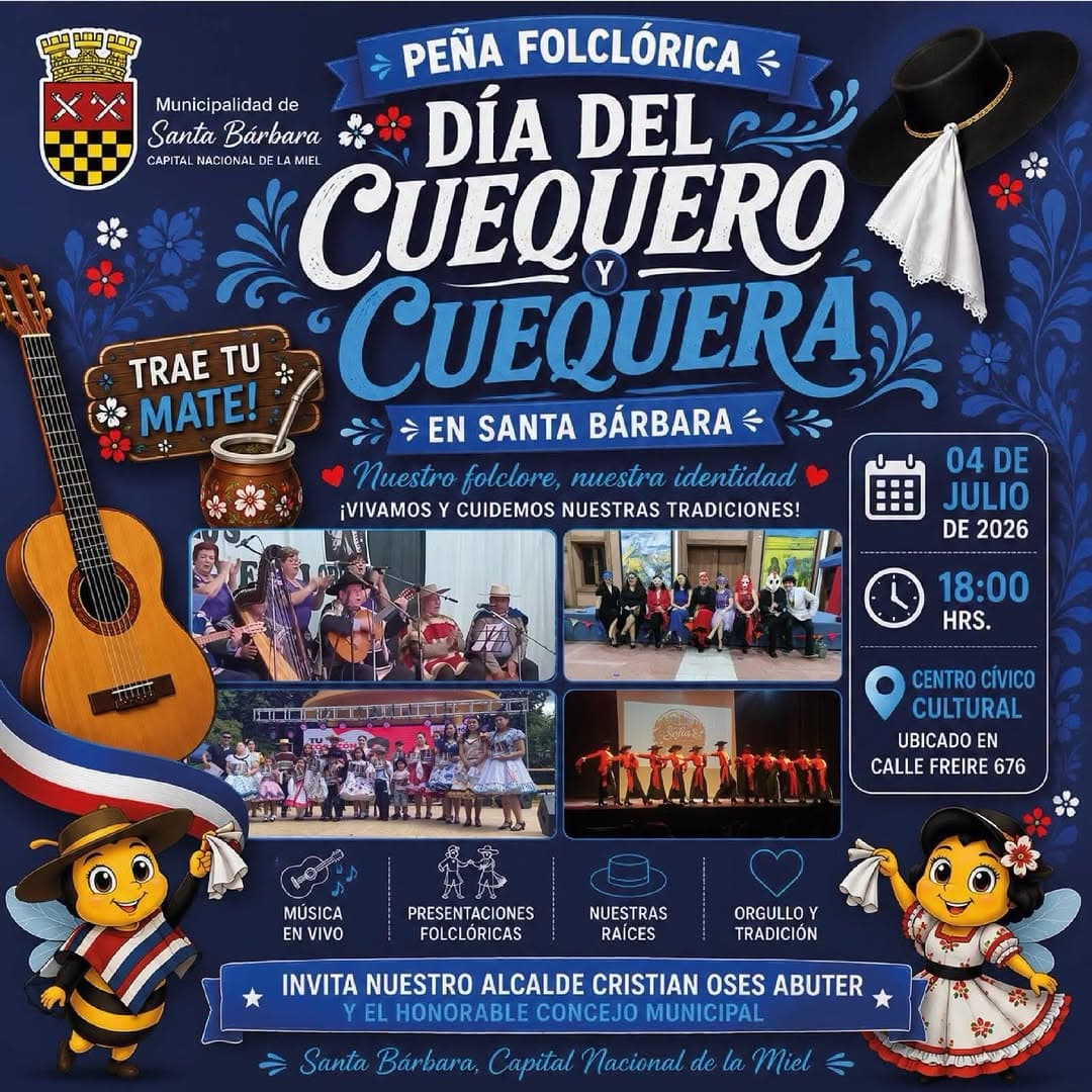 Peña Folclórica del Día del Cuequero y la Cuequera en Santa Bárbara