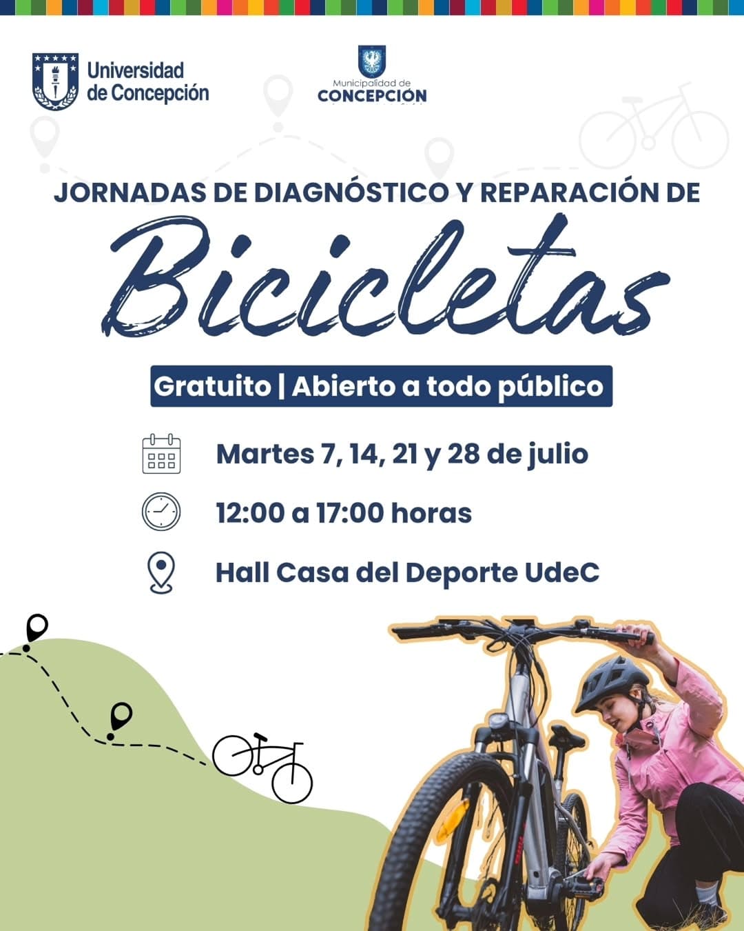 Jornadas Gratuitas de Reparación de Bicicletas en la UdeC durante Julio