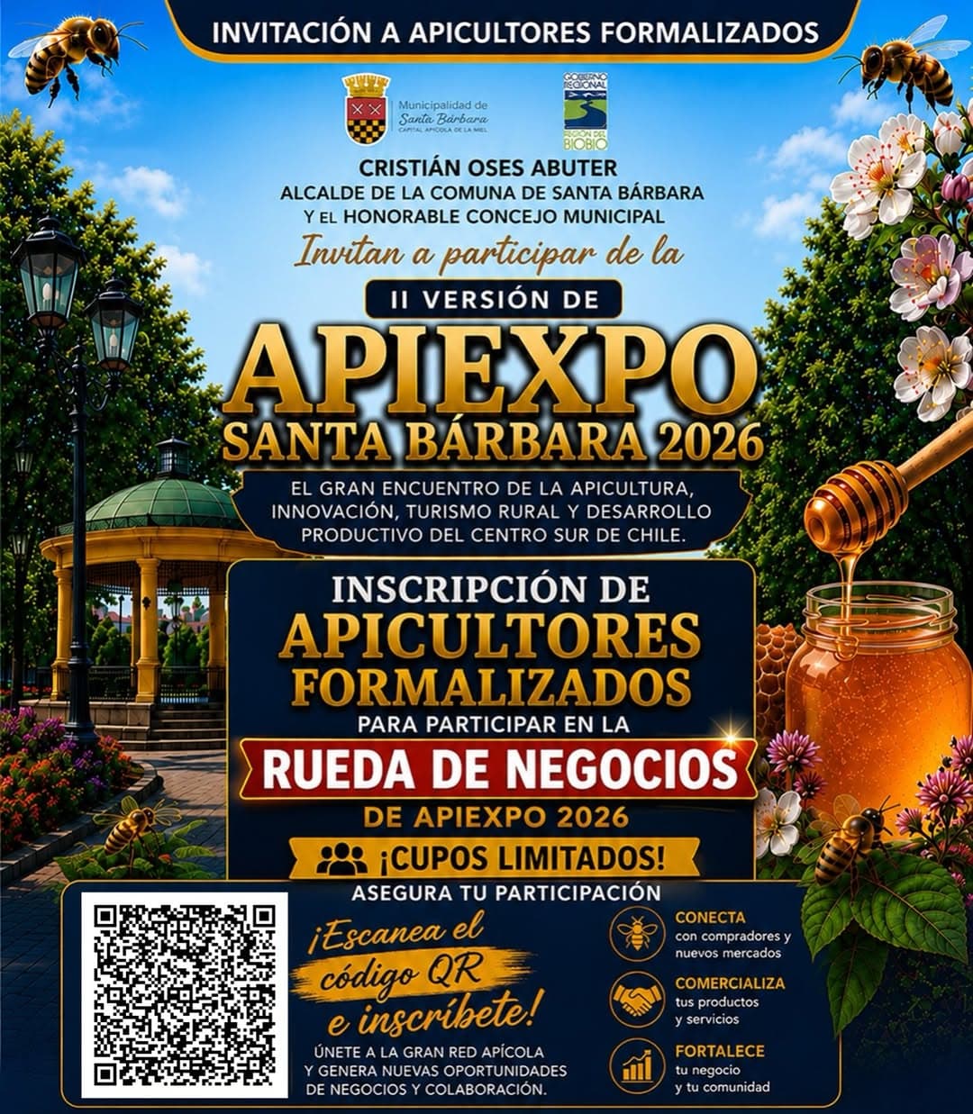 II API Expo Santa Bárbara 2026 abre inscripciones para Rueda de Negocios Apícola