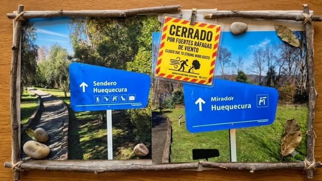 Sendero y Mirador del Huequecura cerrado temporalmente por condiciones climáticas en Angostura del Biobío