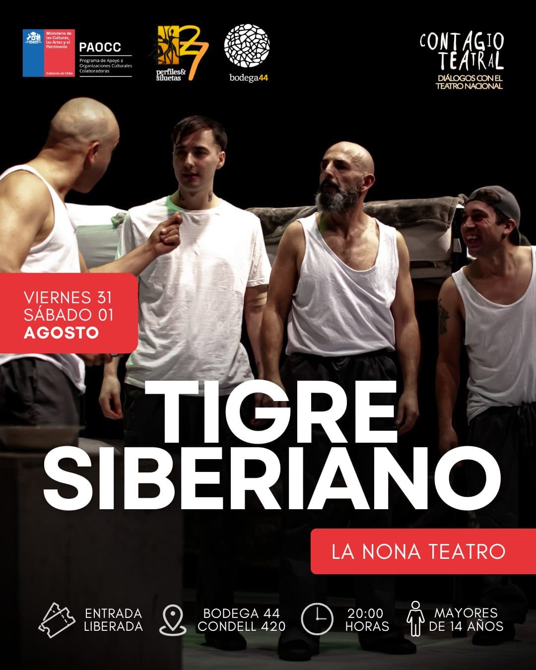 «Tigre Siberiano»: Drama intenso llega este fin de semana a Los Ángeles