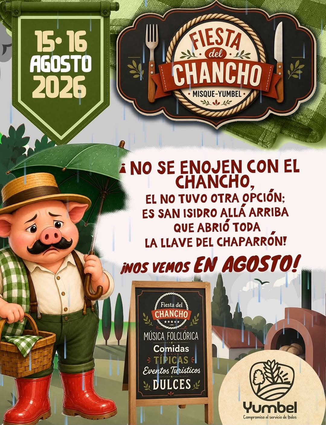Fiesta del Chancho en Misque: tradición, gastronomía y folclor en agosto