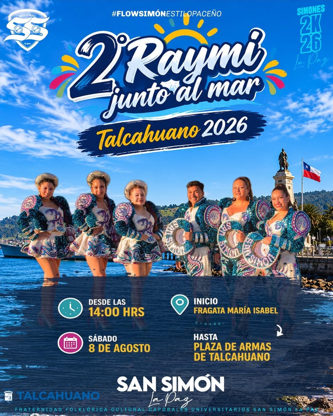 2° Raymi junto al mar llega a Talcahuano con danza y tradición andina