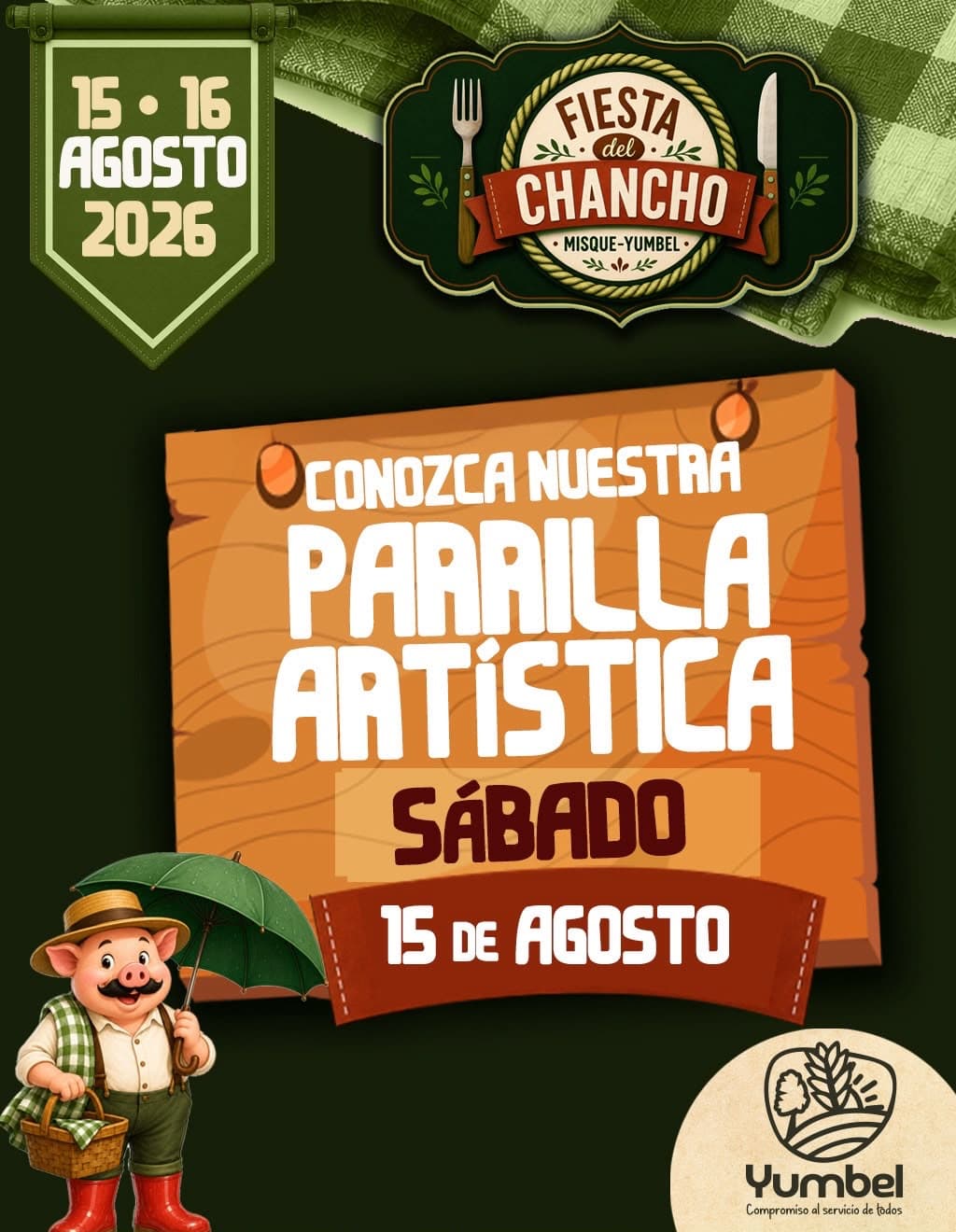 Fiesta del Chancho 2026 en Misque: Parrilla Artística y tradición gastronómica