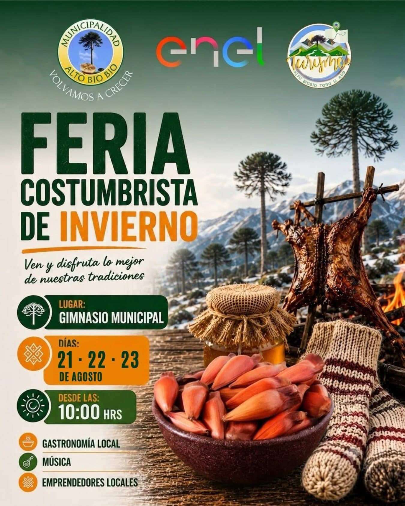 Feria Costumbrista de Invierno en Alto Biobío