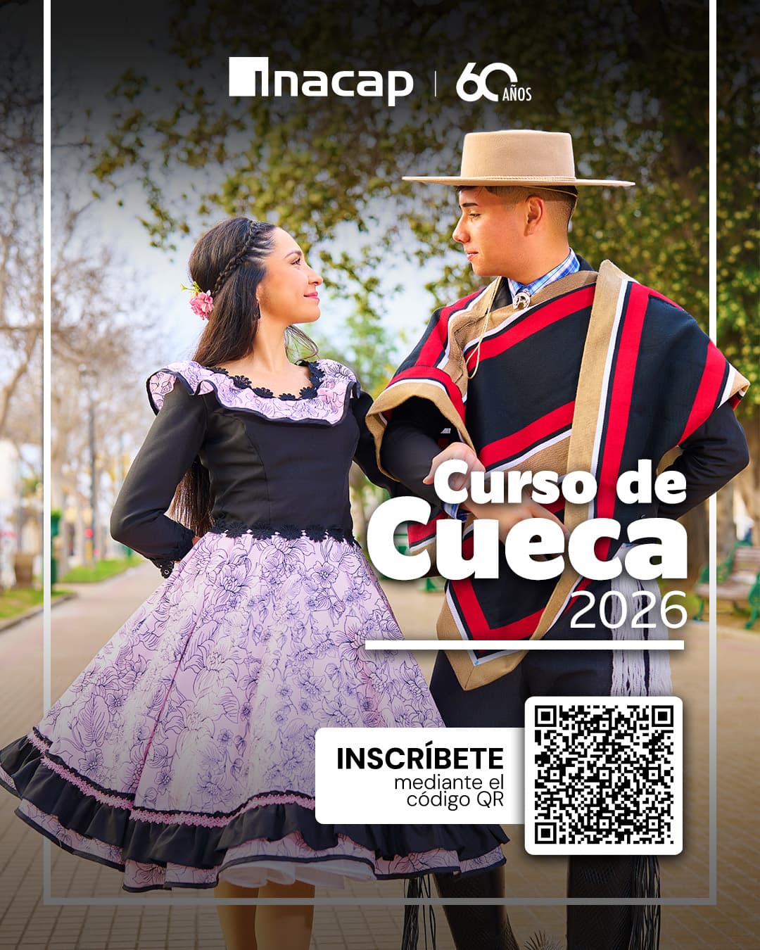INACAP Los Ángeles abre inscripciones para Curso de Cueca 2026