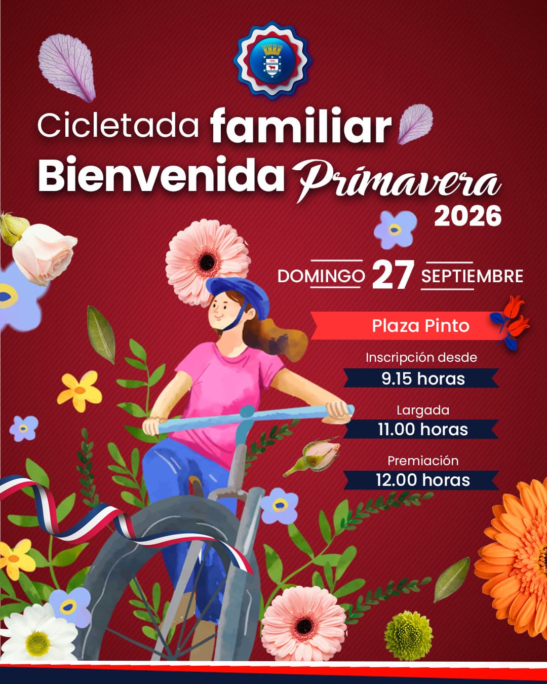 Cicletada Familiar Bienvenida Primavera 2026 en Los Ángeles