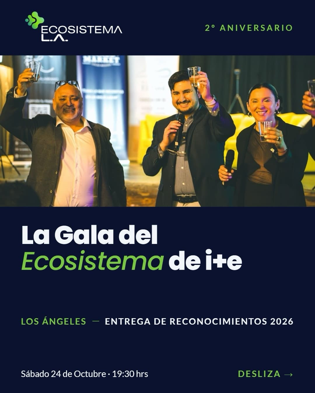 La Gala del Ecosistema de i+e celebra su 2° Aniversario con entrega de reconocimientos