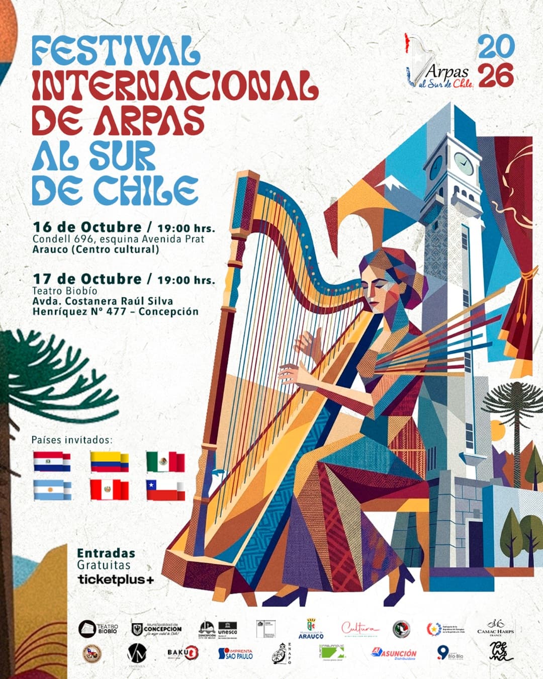 Festival Internacional de Arpas al Sur de Chile 2026
