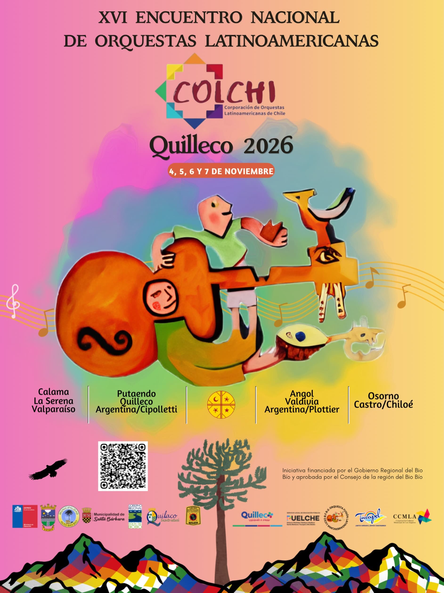 XVI Encuentro Nacional de Orquestas Latinoamericanas en Quilleco 2026