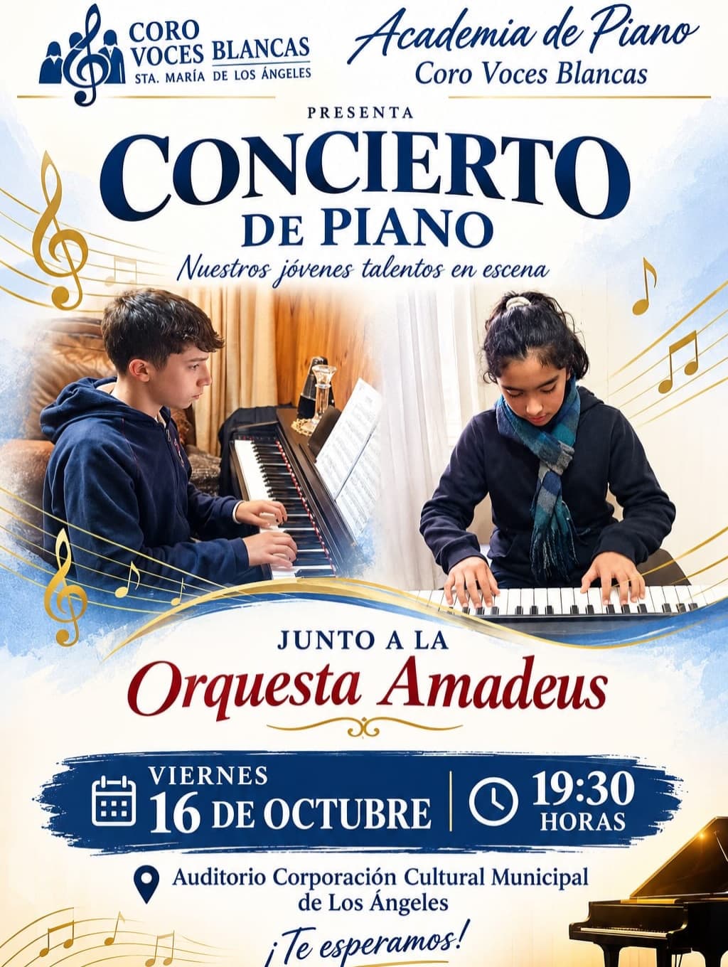 Concierto de Piano con Jóvenes Talentos y Orquesta Amadeus en Los Ángeles