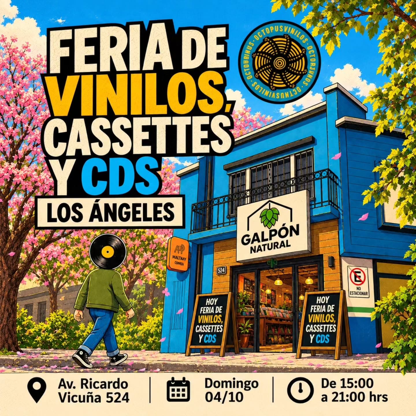 Feria de Vinilos, CDs y Cassettes en Los Ángeles