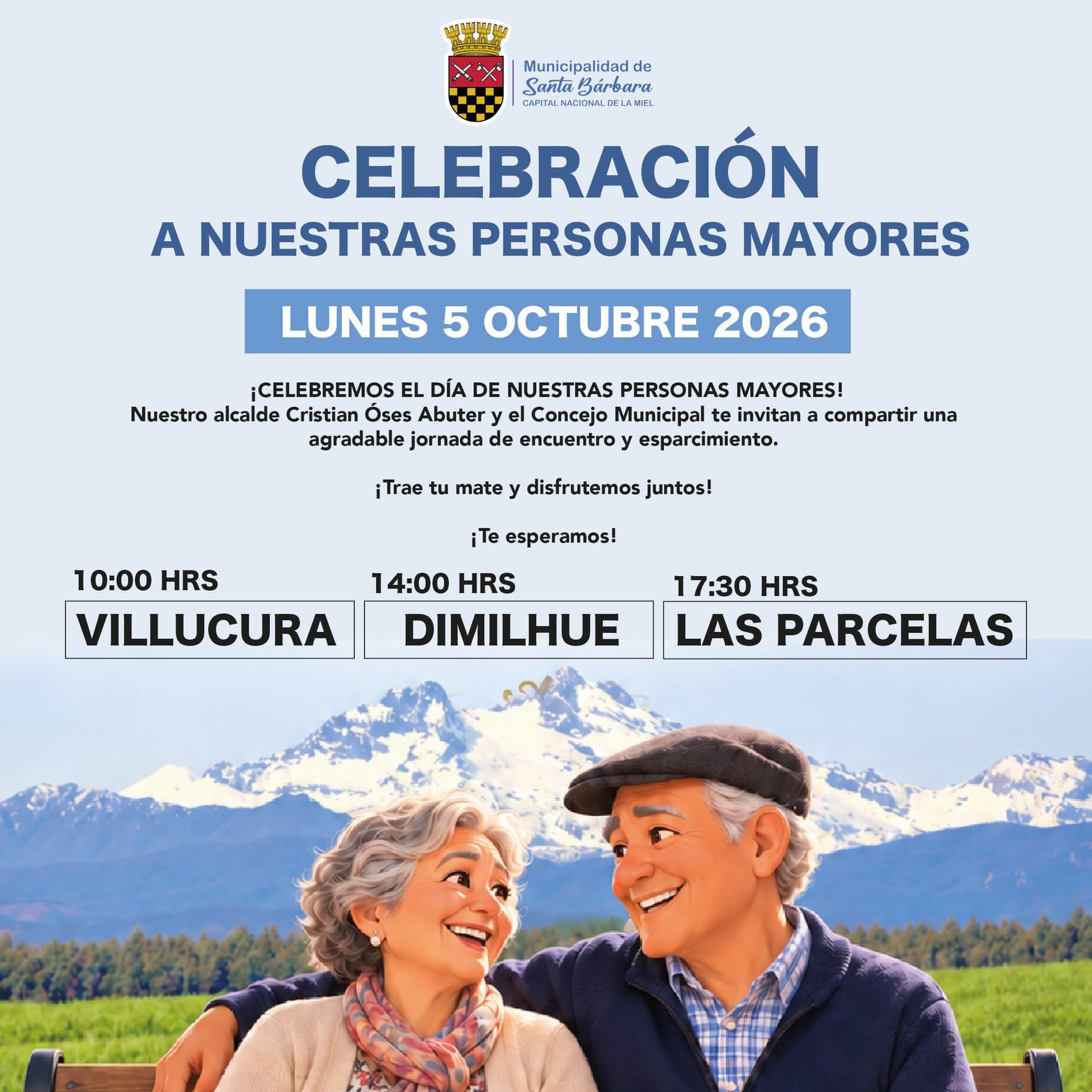 Celebración del Día de las Personas Mayores en Santa Bárbara