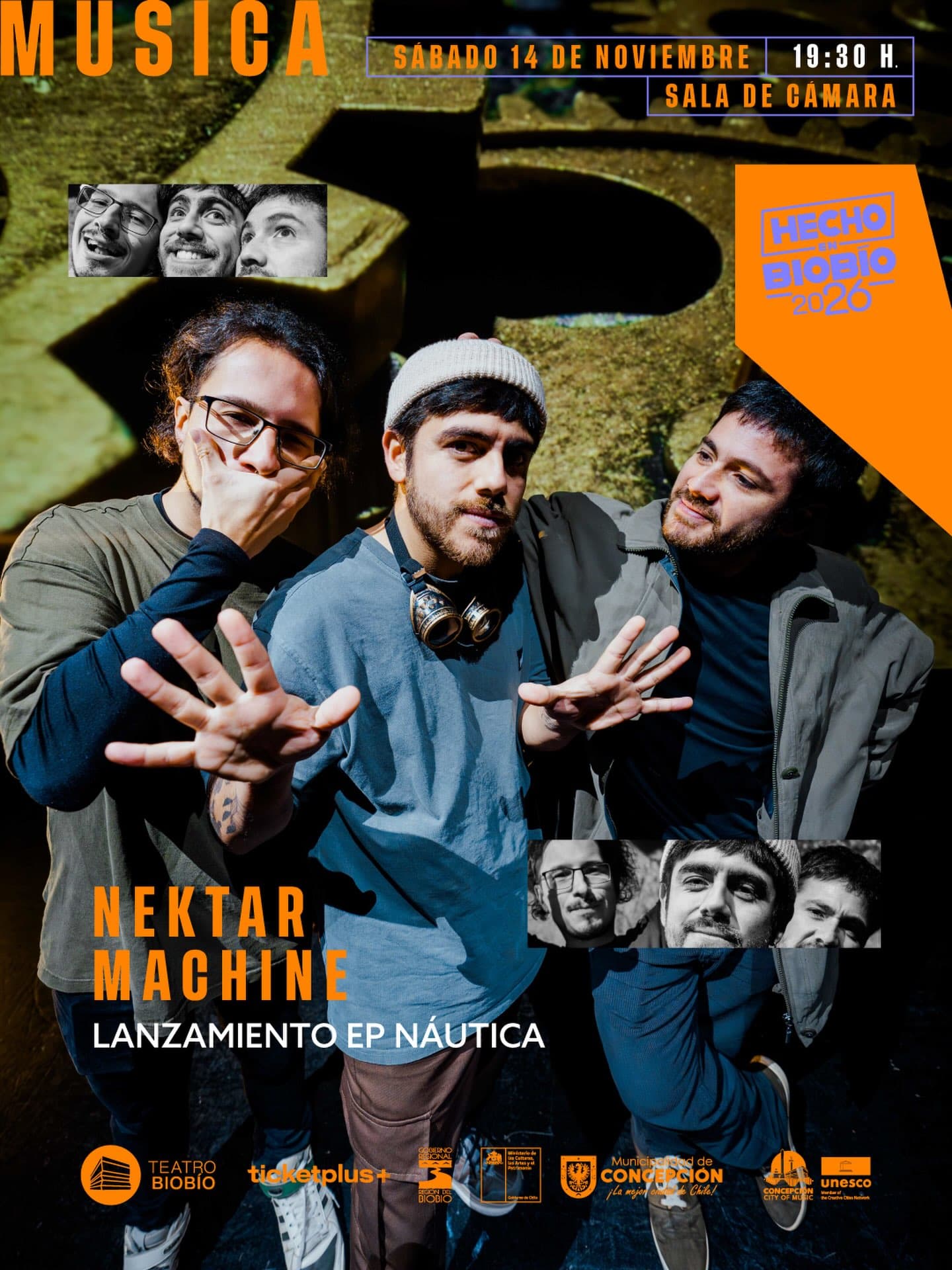 Nektar Machine presenta su nuevo EP ‘Náutica’ en Teatro Biobío