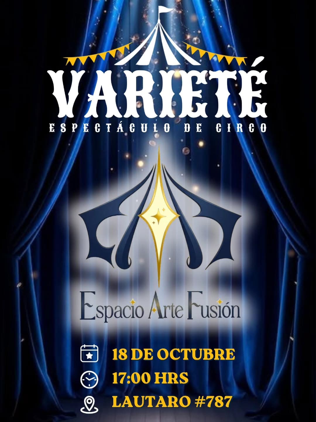 Varieté – Espectáculo de Circo en Espacio Arte Fusión