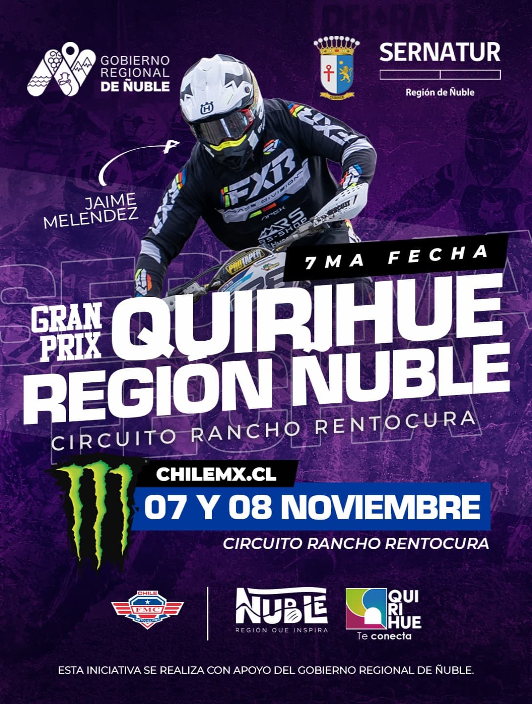Gran Prix Quirihue: 7ma Fecha del Campeonato CHILE MX en Rancho Rentocura
