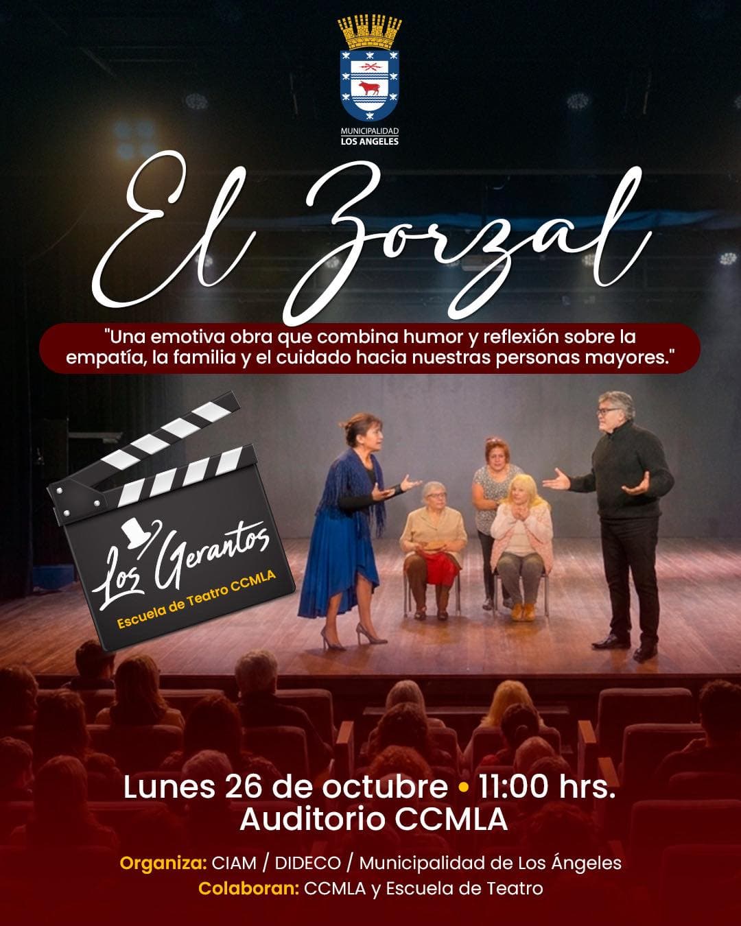 «El Zorzal»: Obra teatral de adultos mayores en el CCMLA