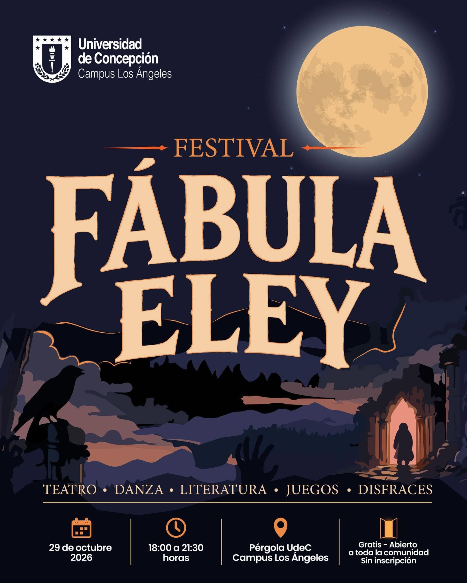 Festival Fábula Eley: teatro, danza y literatura en Campus Los Ángeles UdeC