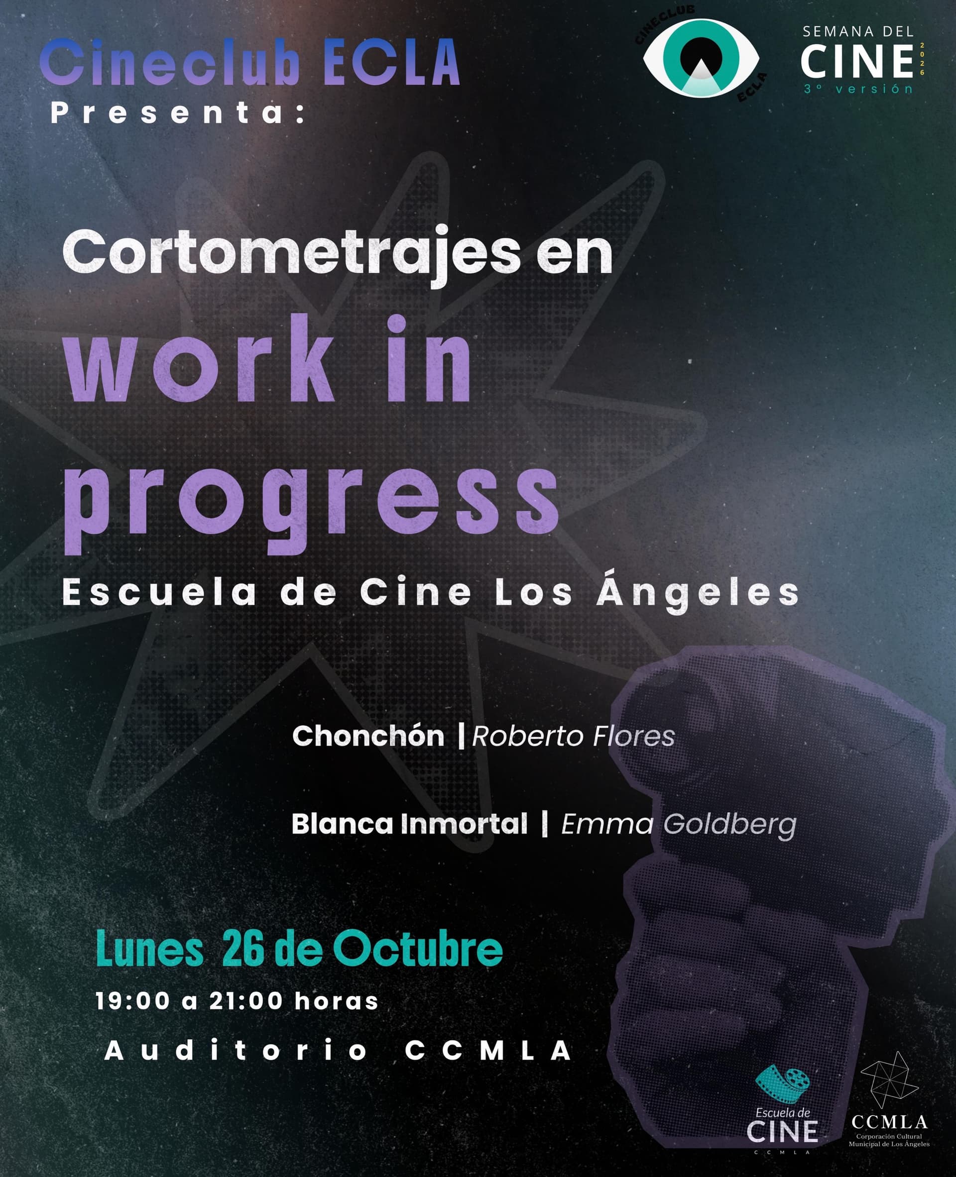 Semana del Cine Los Ángeles 3ª Versión: Cortometrajes y Homenaje a Patricio Guzmán