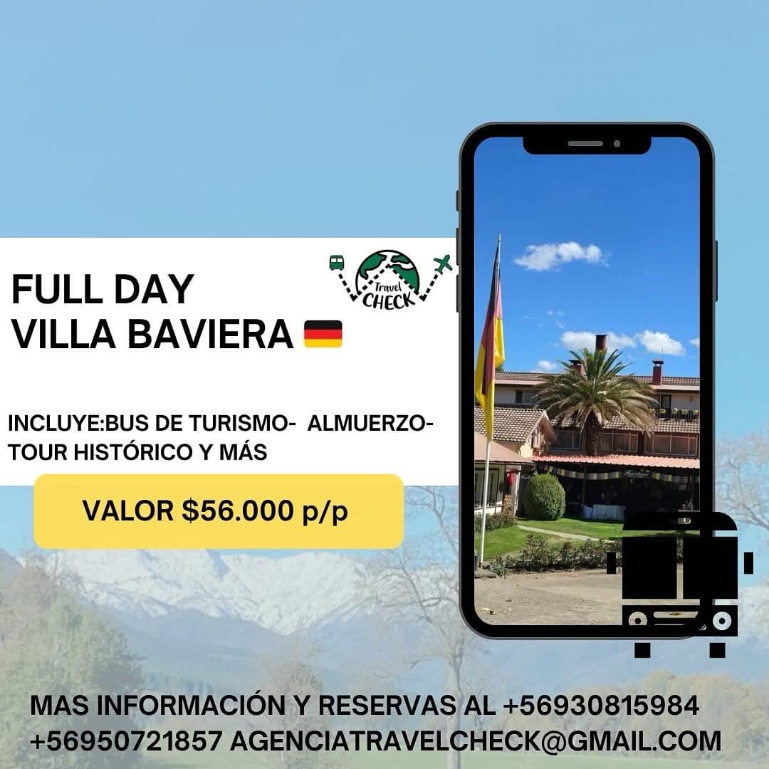 Full Day Villa Baviera: Tour Histórico y Almuerzo Incluido