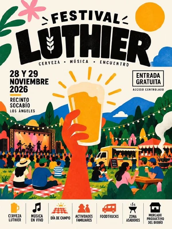 Festival Luthier 2026: Celebración de 14 años de Cerveza Luthier en Los Ángeles