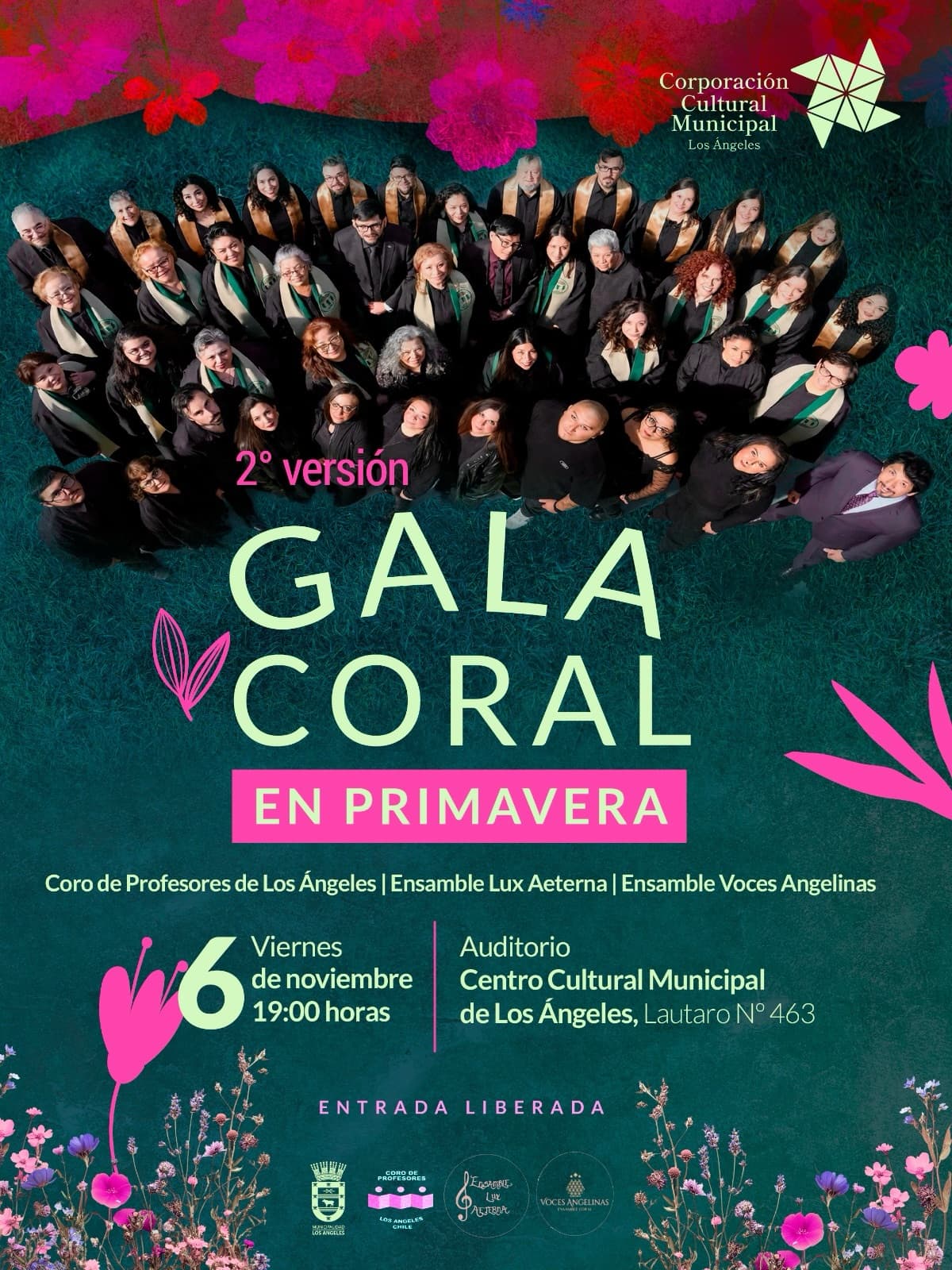 Gala Coral en Primavera: Encuentro musical con tres agrupaciones angelinas
